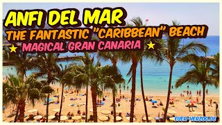 Road to Anfi del Mar 🌞 The quotCaribbean Beachquot ⭐ Magical Gran Canaria ⭐ [upl. by Charo]