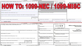 How To File 1099 NEC and 1099 MISC explain very very very InDepth Tutorial [upl. by Tobe]