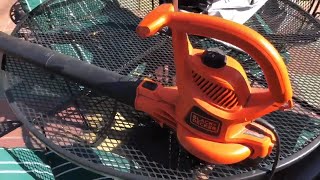 BLACKDECKER BV5600 Leaf BlowerVacMulcher  DemoReview [upl. by Sinnod986]