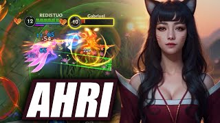 Wild Rift Ahri Gameplay in Season 12 Build amp Runes [upl. by Haff]