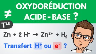 Réaction acidobasique ou oxydoréduction   Terminale spécialité  Chimie [upl. by Elleinwad]