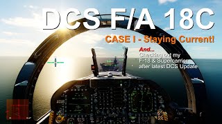 DCS  FA 18C  CASE I  Controls Overlay  RebelNine dcs flightsim [upl. by Fenella]