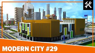 Modern City 29 The Library  Minecraft Timelapse [upl. by Hilton]