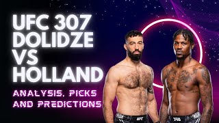 Roman Dolidze vs Kevin Holland  Analysis Picks and Predictions ufc307 [upl. by Aihtenyc]