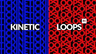 Premiere Pro Template Kinetic Loop Titles [upl. by Bouldon]