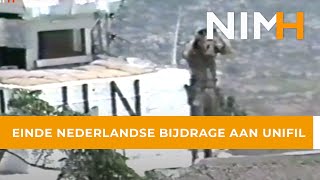 Einde Nederlandse bijdrage aan UNIFIL [upl. by Norvell248]