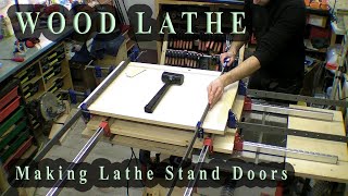 Making Lathe Stand Cabinet Doors Panelled [upl. by Alleuqram]