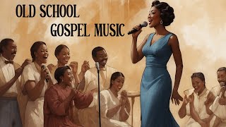 OLD SCHOOL GOSPEL MIX Lyrics Album  Top Old Hymns Playlist  Best Classic Gospel Song [upl. by Ranice]