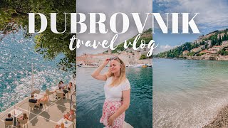 Exploring Dubrovnik 🏖 Old town beaches amp Lopud Island  Croatia travel vlog [upl. by Ynetsed]