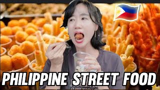 🇵🇭We tried street food in Luzon Philippines On the way to Vigan [upl. by Smitt]