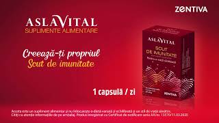 Aslavital Scut de Imunitate  supliment alimentar cu vitamine si minerale pentru o viata sanatoasa [upl. by Elletnahs505]