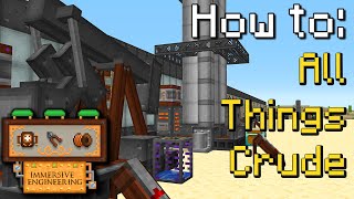 How to Immersive Engineering  Crude Oil Gasoline amp Lubricant Minecraft 1165 [upl. by Kaitlynn]