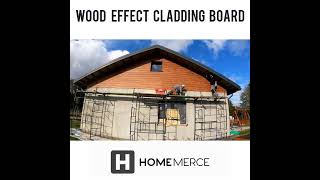 How to Install Exterior Cladding Board  Wood Effect EPS Board  house insulation amp mold protection [upl. by Hecker713]