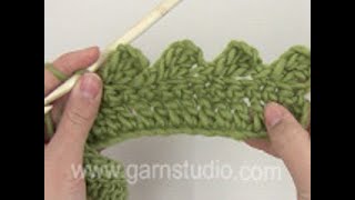 How to crochet loops along an edge [upl. by Elleoj]