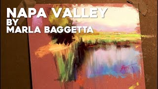 quotNapa Valleyquot Pastel Painting [upl. by Skye]