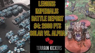 Legions Imperialis Battle Report Number 4 2000pts Solar Auxilia vs Alpha Legion [upl. by Durgy]