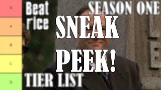 SNEAK PEEK The Sopranos Season One Tier List  Ranked and Reviewed [upl. by Eillo]