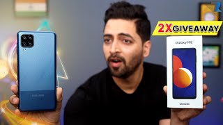 Samsung Galaxy M12  Unboxing amp Hands On  90Hz Display  6000 mAh  48MP Camera  8nm Processor [upl. by Ingles]