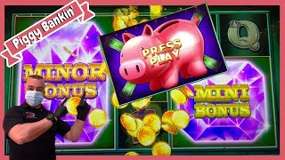 💥Jackpot Mini amp Minor On Piggy Bankin Slot Machine💥 [upl. by Raquel834]