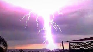 The Best Lightning Strikes Compilation 2018 [upl. by Nynahs89]