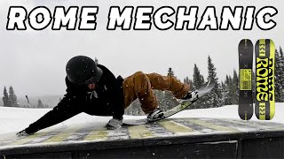 Rome Mechanic Snowboard Review [upl. by Hannus]