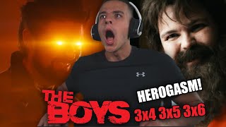 HEROGASM IS INSANE The Boys Season 3 Ep 456  REACTION [upl. by Ainex827]