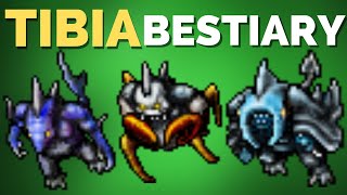 TIBIA BESTIARY Quara Predator Scout Quara Hydromancer Constrictor Mantassin Pincher Scout [upl. by Caassi]