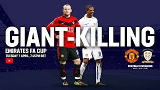 Manchester United 01 Leeds United  Full Match  FA Cup GiantKilling  FA Cup 200910 [upl. by Arhas]