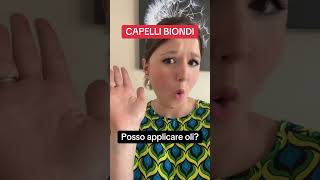 Capelli biondi Non posso antigiallo biondofreddo hair hairstyle [upl. by Seldan932]