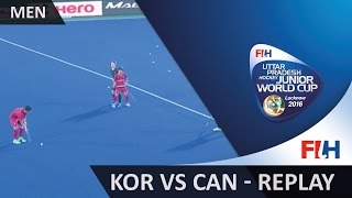 Korea v Canada  Men’s Hockey Junior World Cup Lucknow [upl. by Pernick]