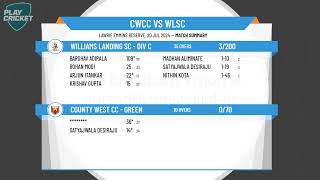 County West CC  Green v Williams Landing SC  Div C [upl. by Einnoj633]