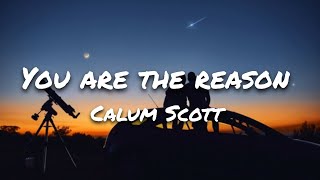 Calum Scott  You Are The Reason Lyrics [upl. by Henryk208]