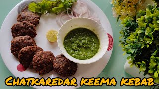 CHATKAREDAR KEEMA KEBAB कच्चे कीमा के कबाब Tasty keema kebab kebab keema kebab viral video [upl. by Naujik922]