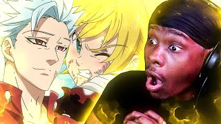 BAN ATTACKS MELIODAS HENDRICKSON’S DEMON FORM Seven Deadly Sins Episode 21 REACTION [upl. by Eyma]