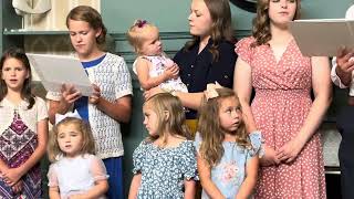 8424  Old Paths Bible Baptist Church Youth Choir [upl. by Nahshu911]