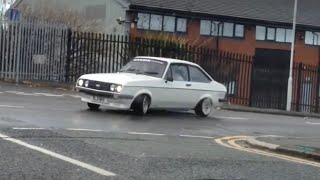 Arsing about in a 212bhp mk2 Escort RS2000 Mashup video donuts [upl. by Goldston18]