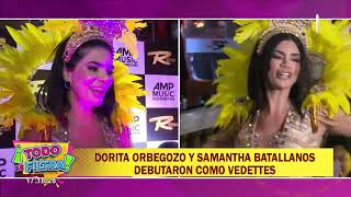 Dorita Orbegozo y Samantha Batallanos debutaron como vedettes [upl. by Ozzy928]