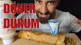 DÖNER DÜRÜM ASMR  TÜRKÇE ASMR YEMEK döner [upl. by Atined55]