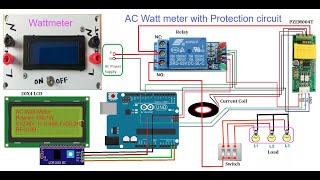 AC Watt Meter using Arduino [upl. by Courtenay]