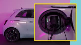 AllElectric Fiat 500 Digital Handover  EV Charge Port [upl. by Enilegna]