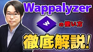 Wappalyzerの使い方徹底解説！ウェブサイトの使用技術や使用言語を調べよう [upl. by Zildjian721]