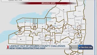 Lawsuit out of Steuben County challenges New York redistricting map [upl. by Nnyliak964]