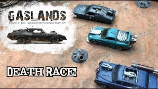 Gaslands Battle Report Ep 09  Death Race [upl. by Ocsinarf]