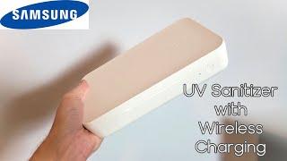 Samsung UV Sanitizer with Wireless Charging Unboxing and Review [upl. by Bord408]