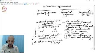 Economic Valuation of Environmental Goods and Services  Different Valuation Approaches Part  1 [upl. by Jarl798]