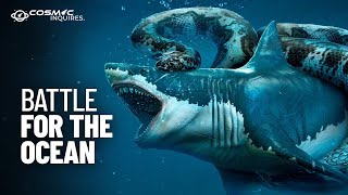 Megalodon vs Titanoboa – A Prehistoric Showdown of Giants [upl. by Naletak]