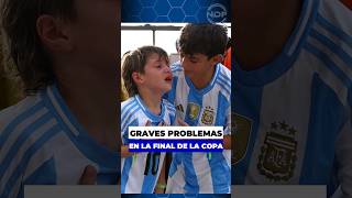 Graves problemas en las puertas del estadio de la final entre Argentina vs Colombia 😱 [upl. by Viviana]