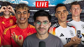 Spain vs Germany  EURO 2024 Quarter Finals WATCHALONG [upl. by Toinette]