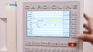 Electrocardiógrafo 200 marca CARDIOLINE distribuidor exclusivo SIBIM [upl. by Hanoj]