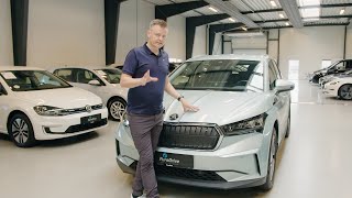 Skoda Enyaq  Hvorfor er Skoda Enyaq så populær og er den bedre end Volkswagen ID4 og Audi Q4 [upl. by Nordek]